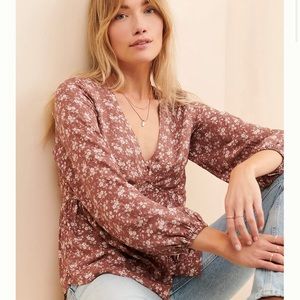 Anthropologie Dress Forum Miss Me Flared Blouse